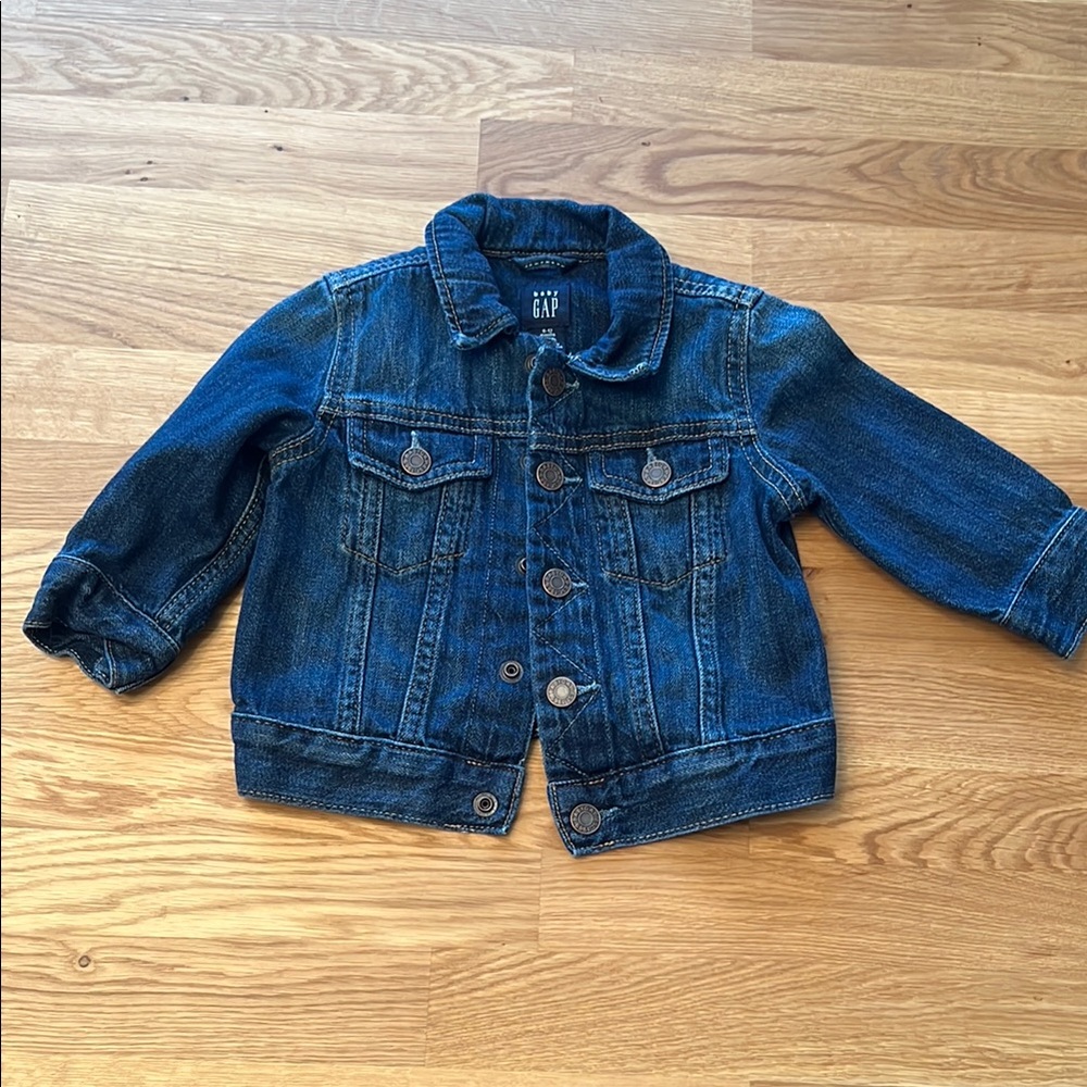 GAP Blue Jean Jacket Cropped Denim Style
